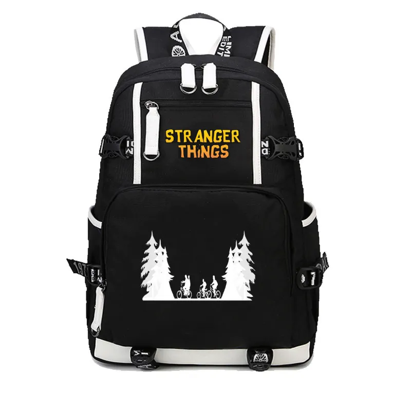 Stranger Things Backpack Men's and Women's Casual Backpack Teenagers Schoolbag