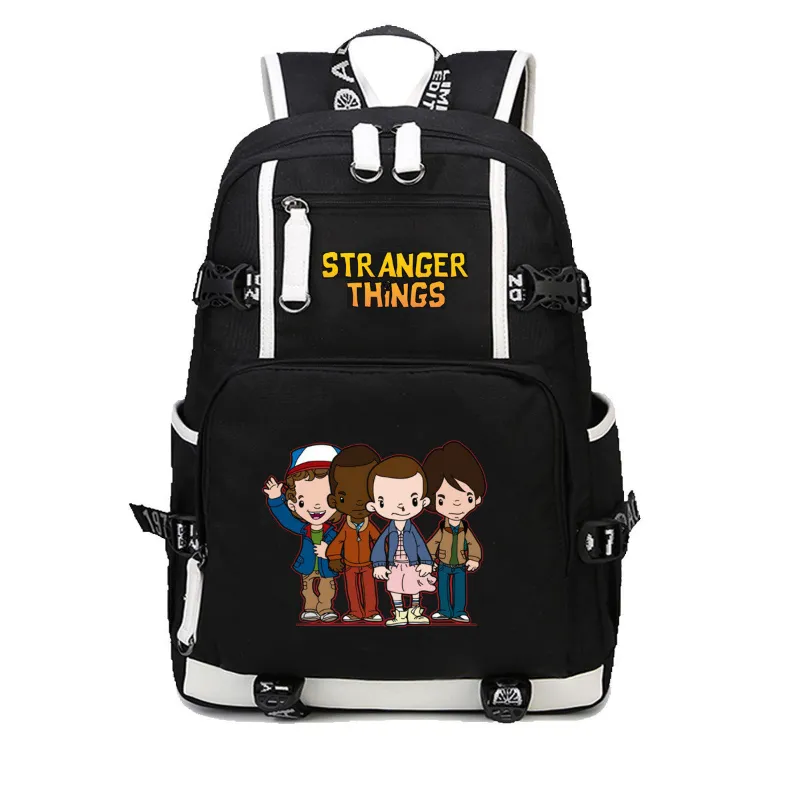 Stranger Things Backpack Men's and Women's Casual Backpack Teenagers Schoolbag