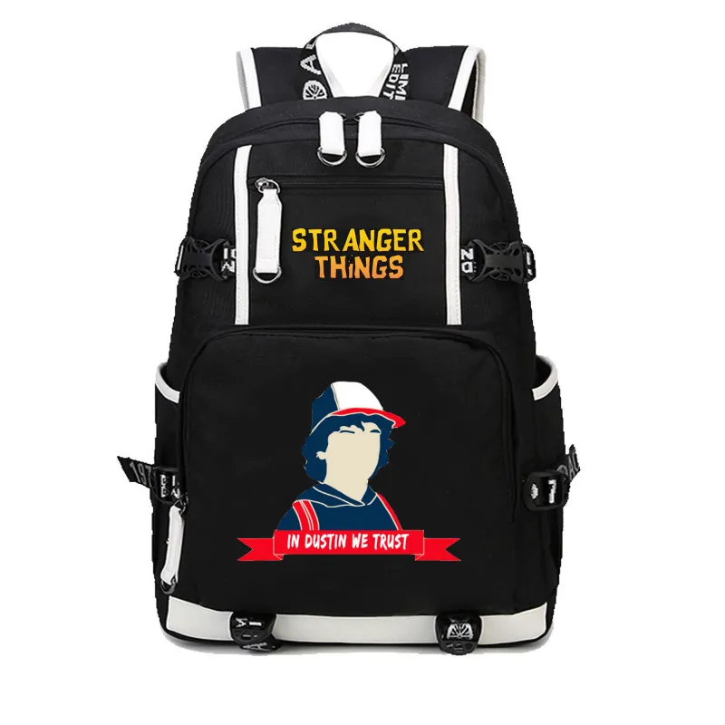 Stranger Things Backpack Men's and Women's Casual Backpack Teenagers Schoolbag