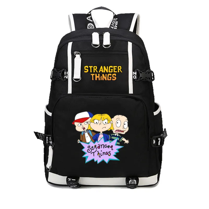 Stranger Things Backpack Men's and Women's Casual Backpack Teenagers Schoolbag