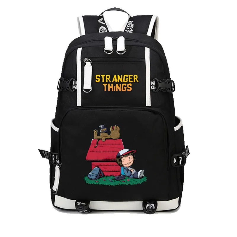 Stranger Things Backpack Men's and Women's Casual Backpack Teenagers Schoolbag