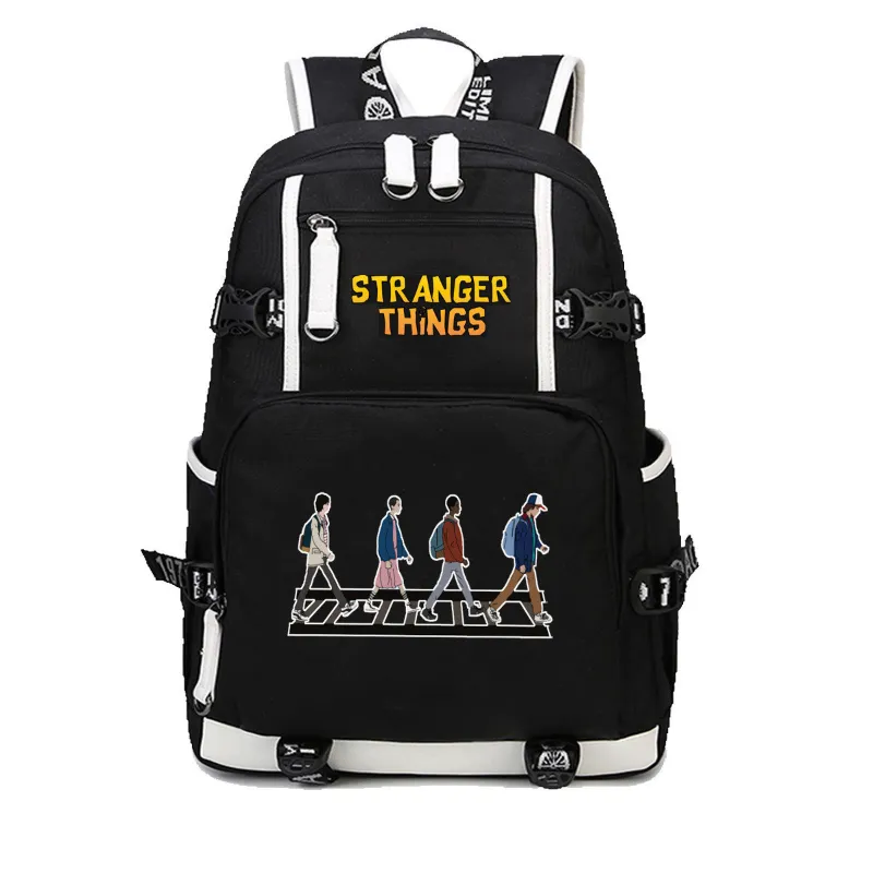 Stranger Things Backpack Men's and Women's Casual Backpack Teenagers Schoolbag