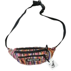 Supreme Woven Stripe Crossbody Bag