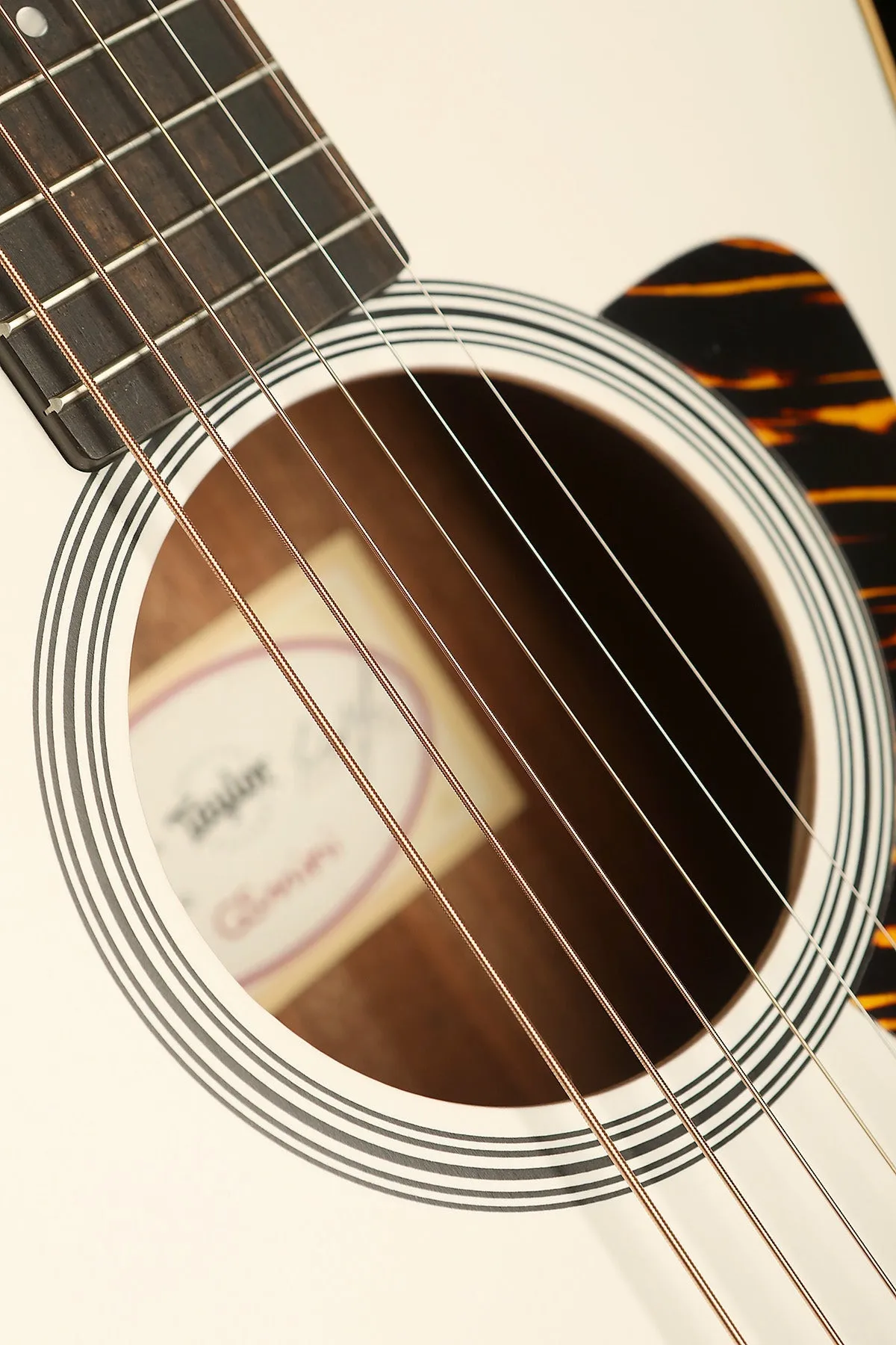 Taylor GS Mini-e Special Edition Art Top 'Trans White' Acoustic Electric Guitar