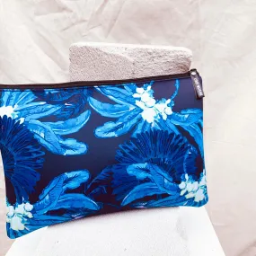 The Super Pocket in Gypsy Palm Aqua Pink