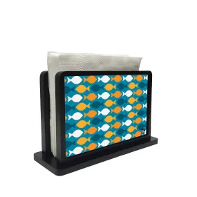 Tissue Holder Paper Napkin Stand - Fish White And Orange