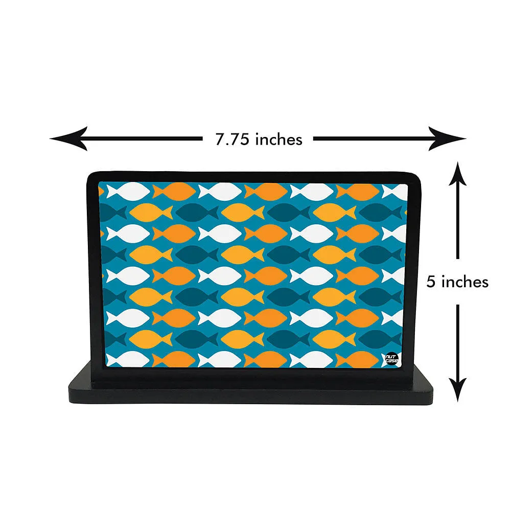 Tissue Holder Paper Napkin Stand - Fish White And Orange