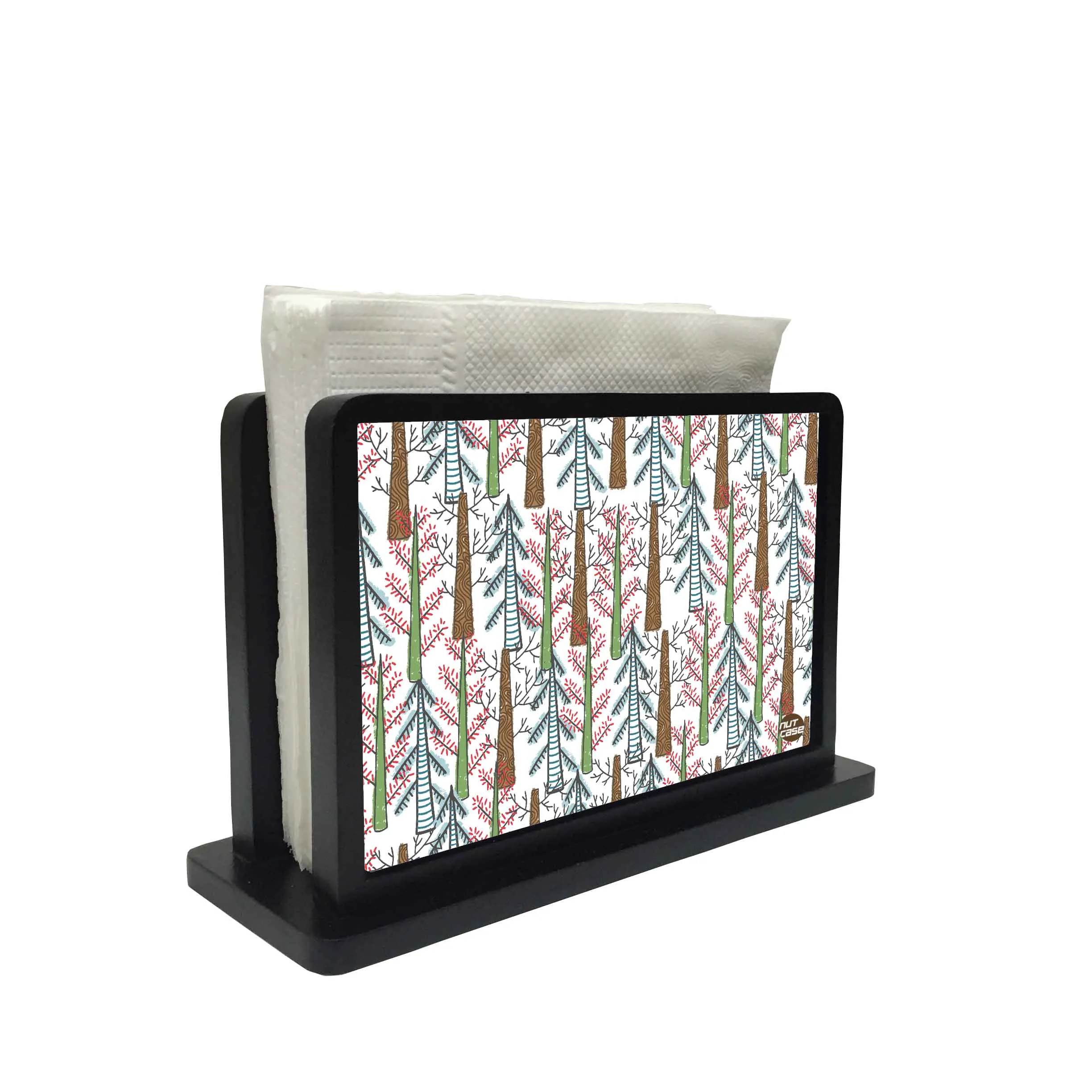 Tissue Paper Napkin Holder Stand - Autumn Woods