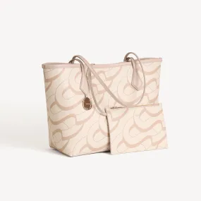Tote Oversized Monogram Print