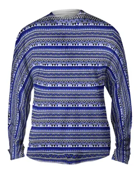 Tribal Blue Aztec Warrior