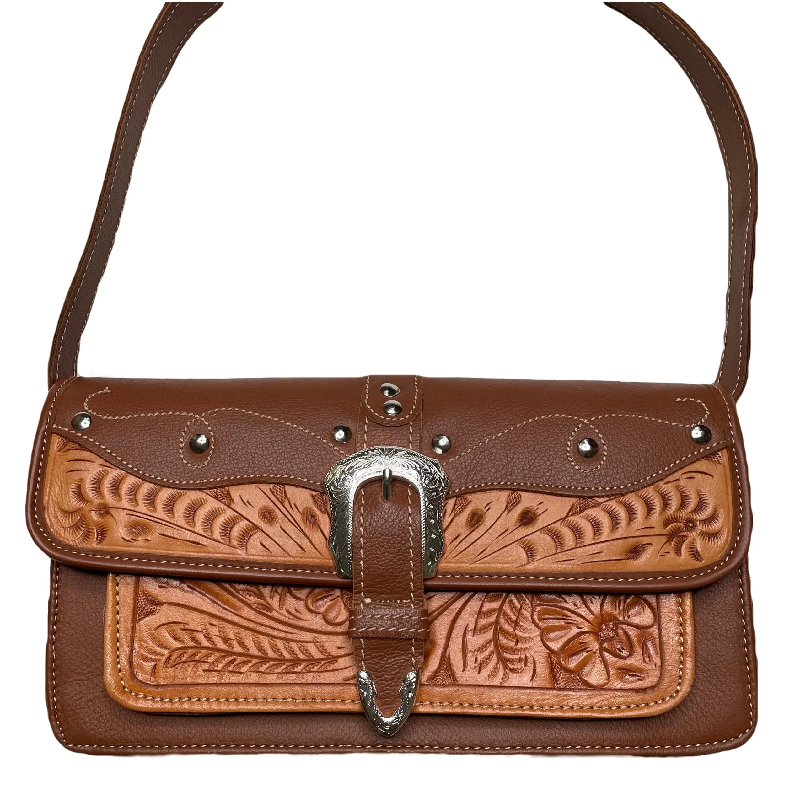 VINTAGE WESTERN TOOLED BAG