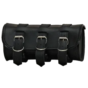 VS113H Vance Leather 3 Strap Plain Tool Bag with Quick Releases