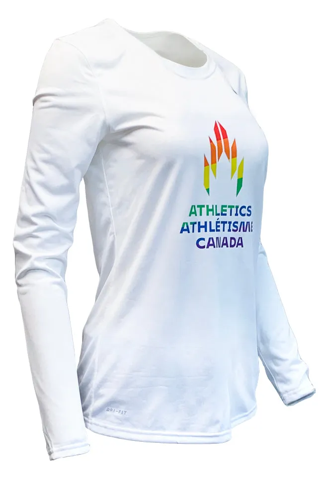 Women’s Nike Athletics Canada Pride Legend Long Sleeve Tee